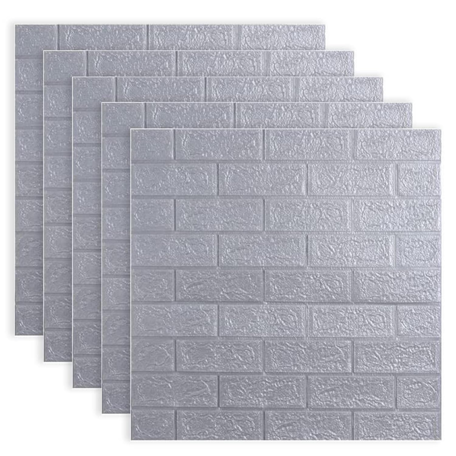 Kuber Industries Foam Brick Pattern 3D Wallpaper for Walls|Soft PE Foam|Easy to Peel, Stick & Remove DIY Wallpaper|Suitable on All Walls|Pack of 5 Sheets, 70 cm X 77 cm (B0CJ5DM18G) Amazon Price History, Amazon Price Tracker