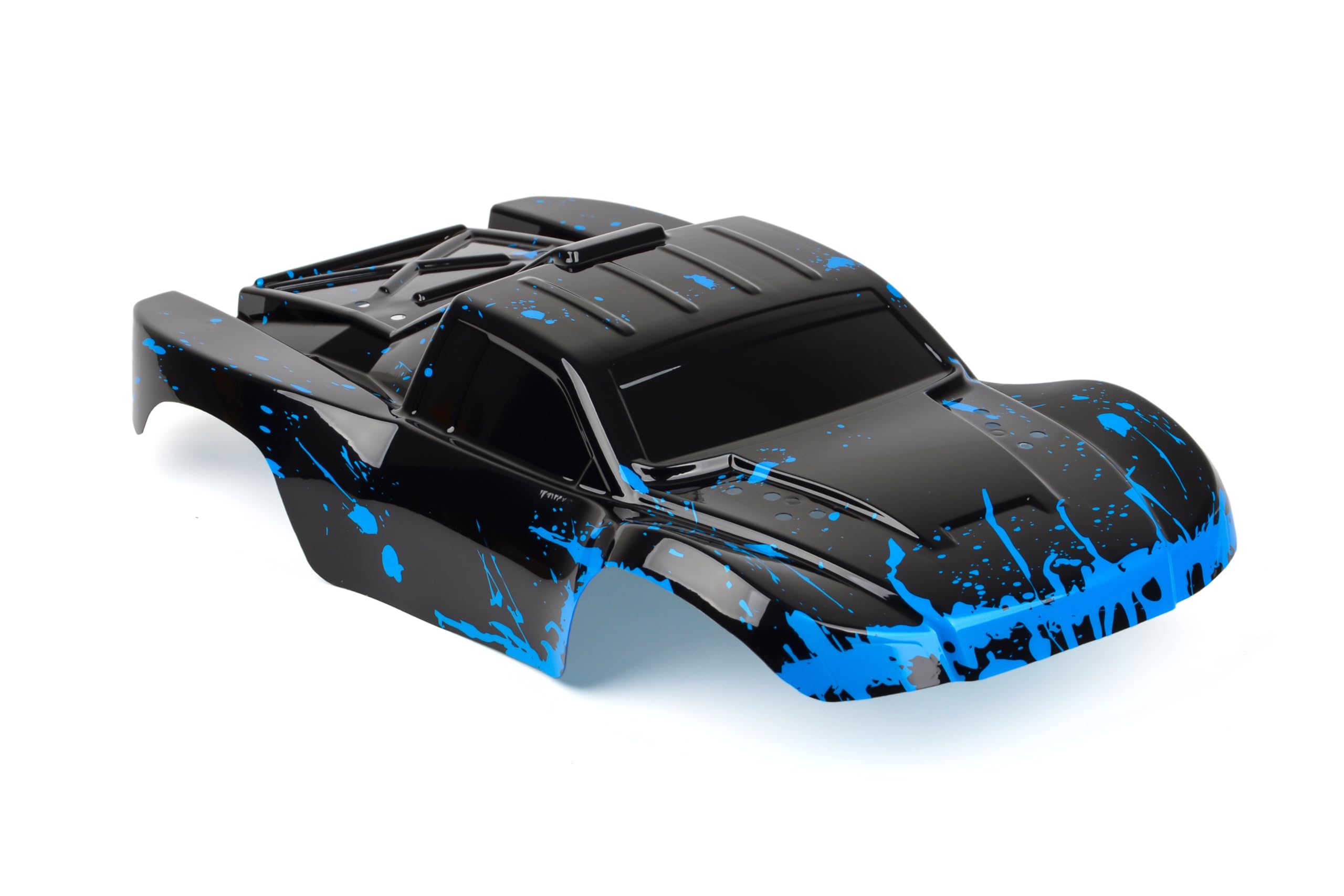 SummitLink Custom Clipless Body Compatible for 1/10 Scale RC Car or Truck BL2S (Truck not Included) (Muddy Blue Over Black)