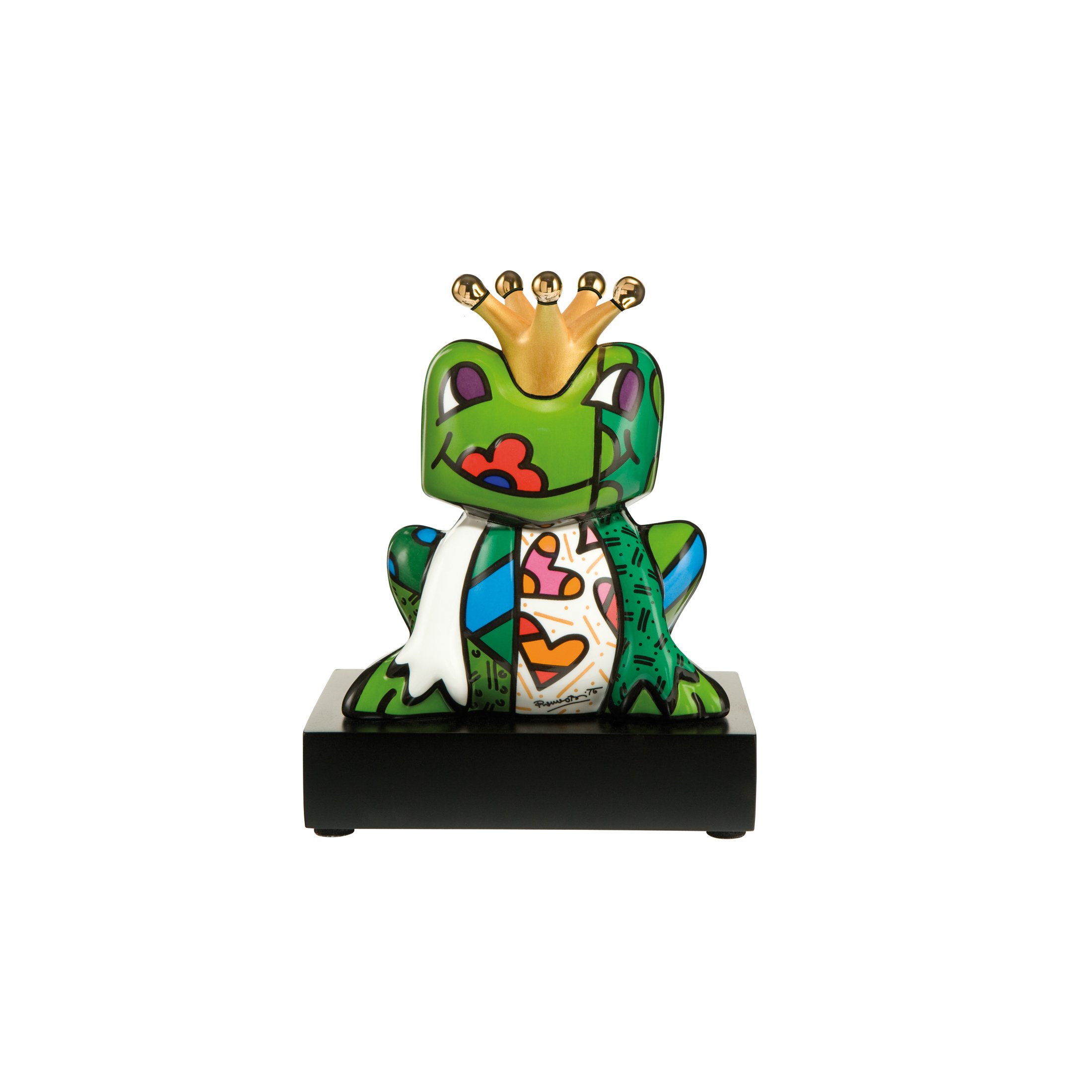 Goebel Colourful porcelain figurine, 11.5 x 7.5 x 14.5 cm