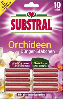 Substral Orchideen - Düngestäbchen 10 St. mit Eisen - Plus und 2 Monate Langzeitwirkung