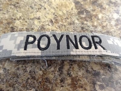 Military United States Army Patch for Acus Digital Hook and Loop Back Name Tape with Poynor