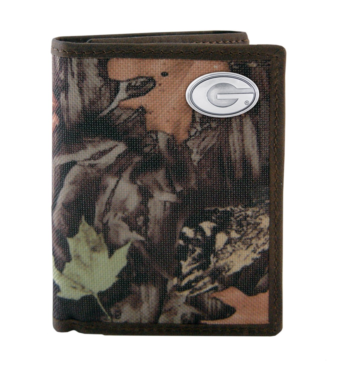 NCAA Mississippi Ole Miss Rebels Leather Key Fob With Silver Concho - Genuine Oil-Tanned Leather Keychain (Brown) - View #8