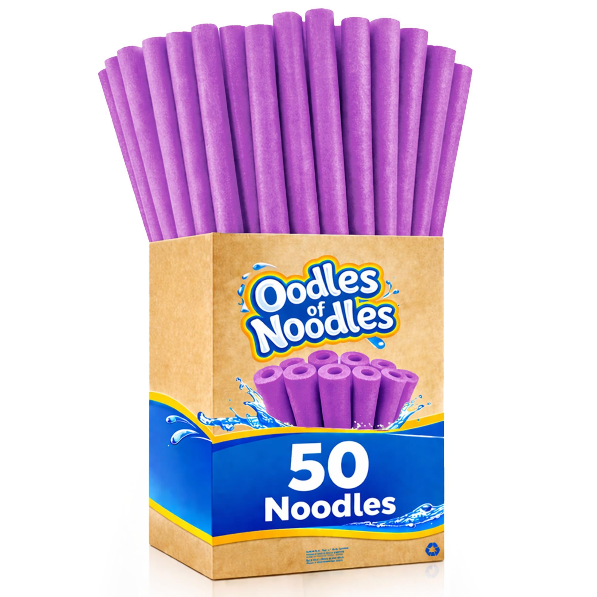 50 Pack Oodles of Noodles Foam Swimming Pool Wholesale Price Purple