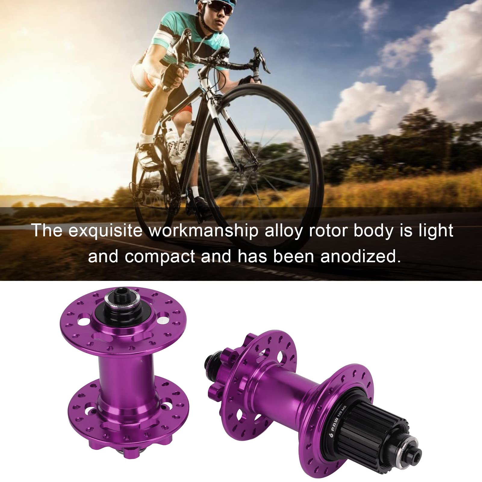 32-Loch-Naben-Schnellspanner-Set für Mountainbike, 6 Sperrklinken, Scheibenbremsnabe, abgedichtetes Lagerzubehör für Radfahrer