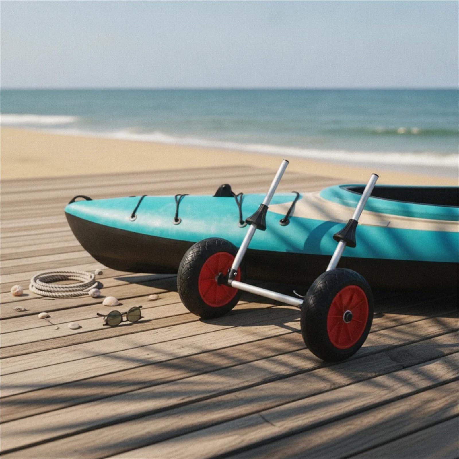 Carro Paddle Surf Portaequipajes de Playa con Carrito for Kayak