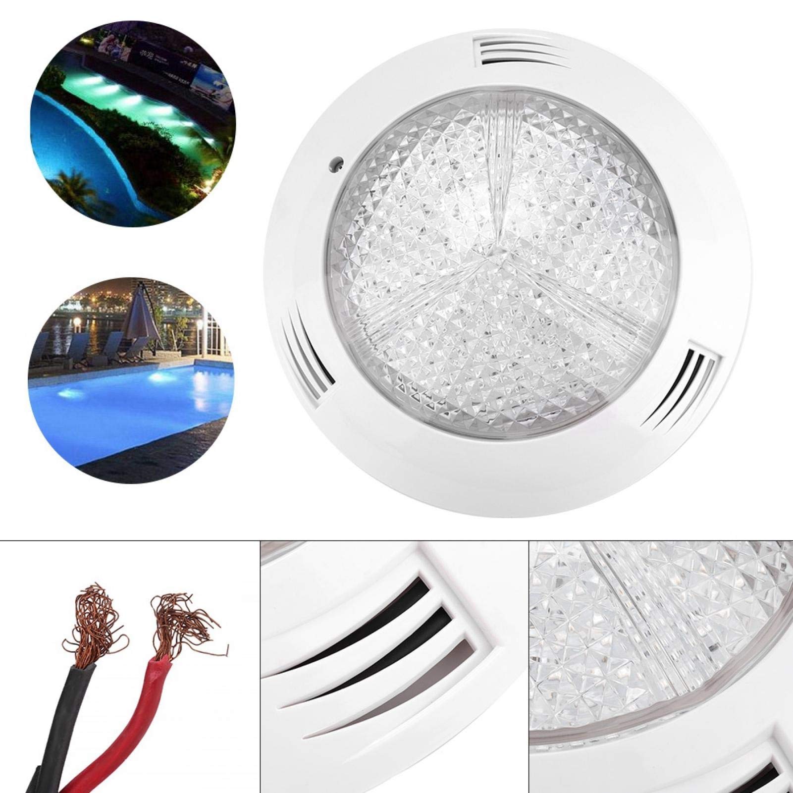 AC12V 35W 360LED RGB Lampada Subacquea Multicolore con Luce per Piscina Impermeabile con Telecomando
