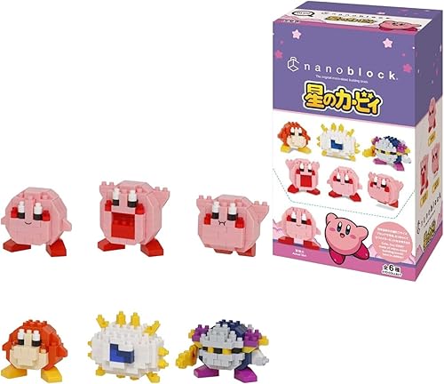 nanoblock - Kirby (Box of 6) [Kirby], nanoblock Mininano Series Building Kit