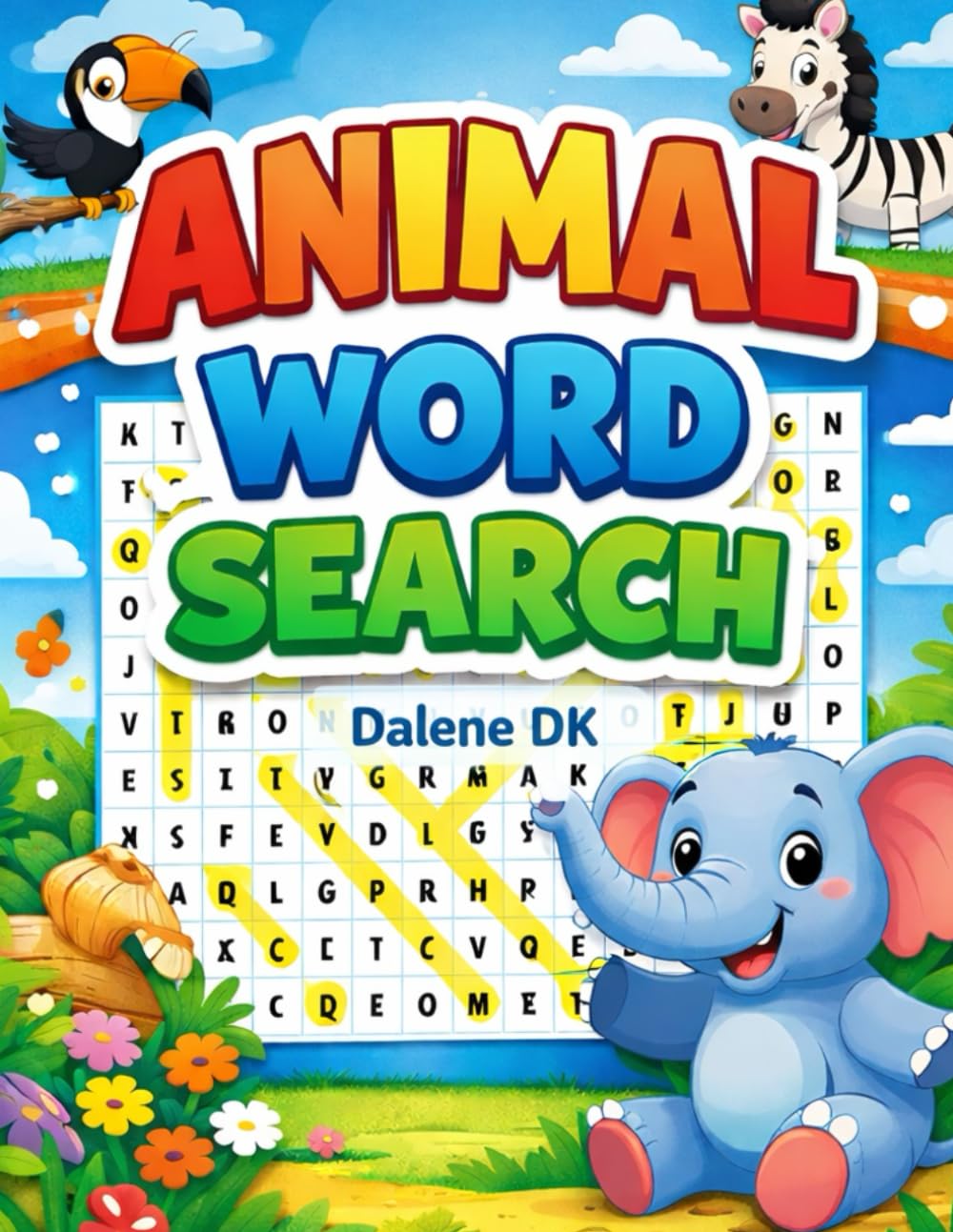 Animal Word Search: 30 Challenging Puzzles for Kids Ages 8–12