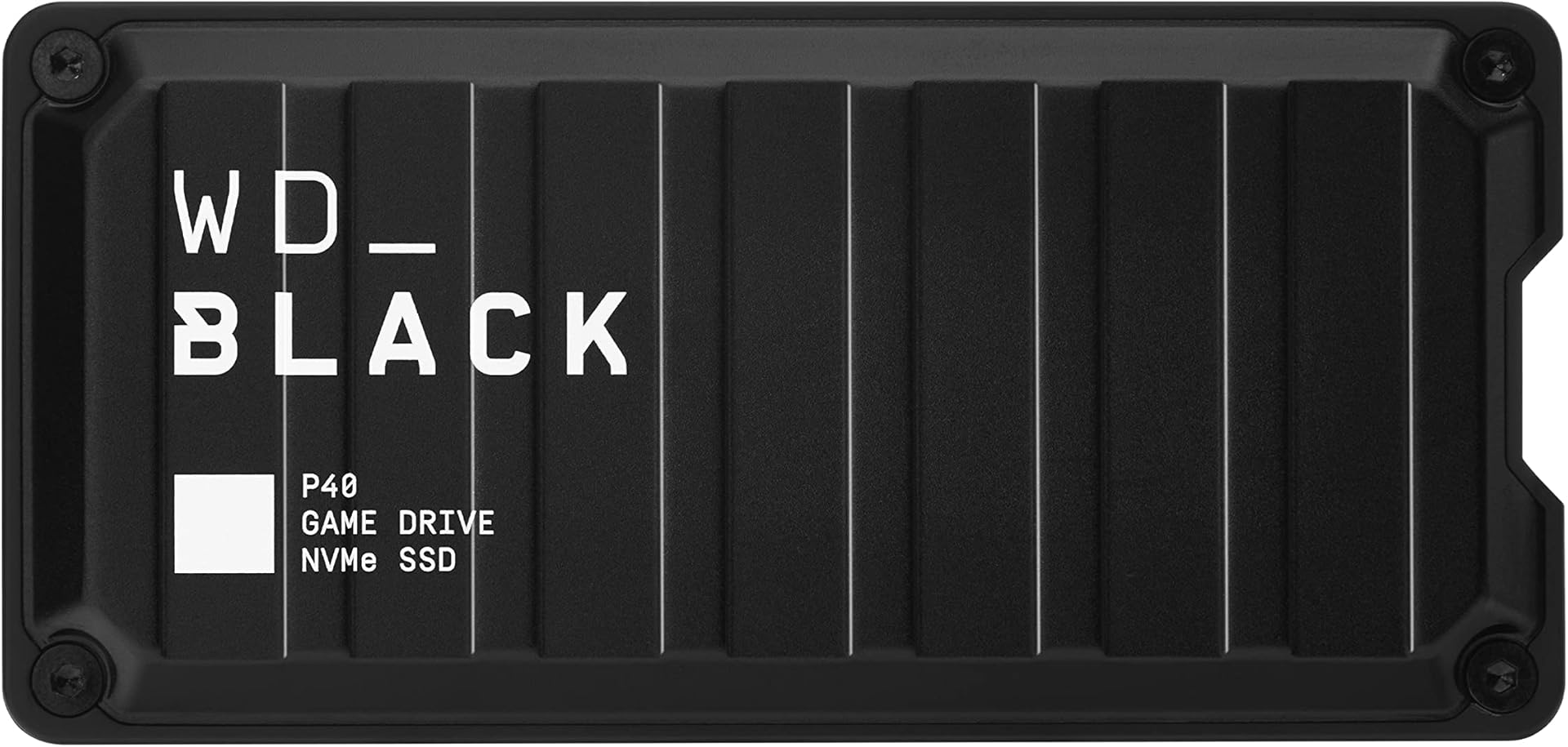 WD_BLACK P40 500GB Game Drive SSD, External SSD drive, Portable, Works with Playstation, PS5, Xbox, PC & Mac, Superspeed USB 3.2 Gen 2x2, up to 2000 MB/s, WD_BLACK Dashboard, RGB lighting