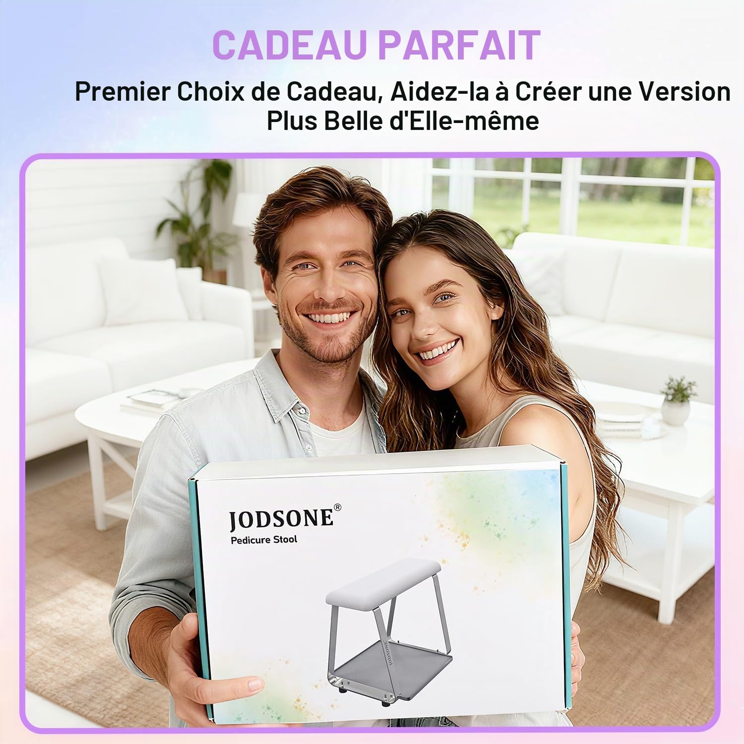JODSONE Repose-Pieds Pour Pédicure et Manucure : Coussin de Manucure Doux Avec Support Amovible en Acier Inoxydable et Base de Rangement Antidérapante, Adapté à Un Usage en Salon et à Domicile