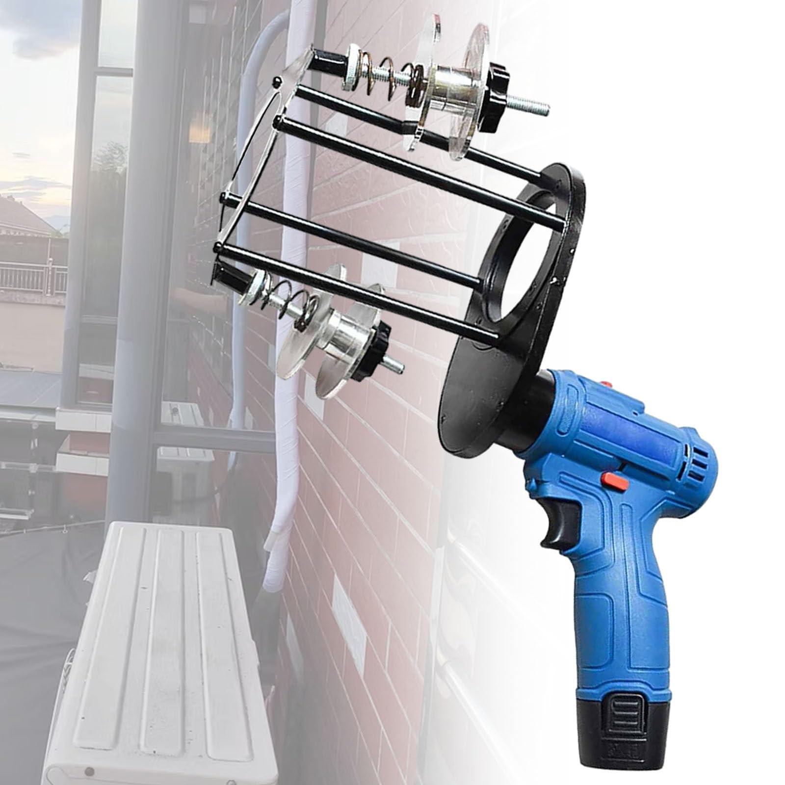 TIANQIHAO Home Winding Machine,Hand-Held Air Conditioner Pipe Wrapping Device,For Plastic Pipes & Air Conditioner Pipes
