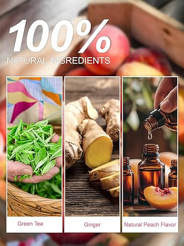 Vista 58 de TeeLux Bolsas de té verde, té verde puro natural, súper antioxidante, cafeinado, 100 bolsas de té para apoyar la salud general