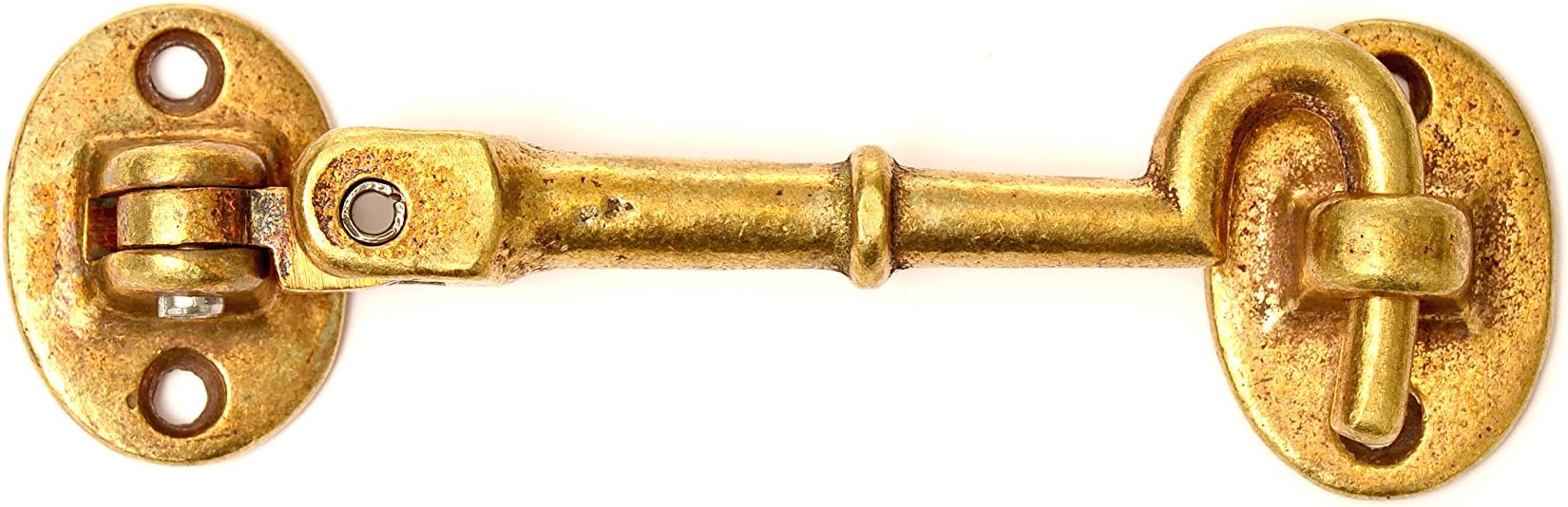 Industrial Cast Brass Cabin Door Hook (10 INCHES)