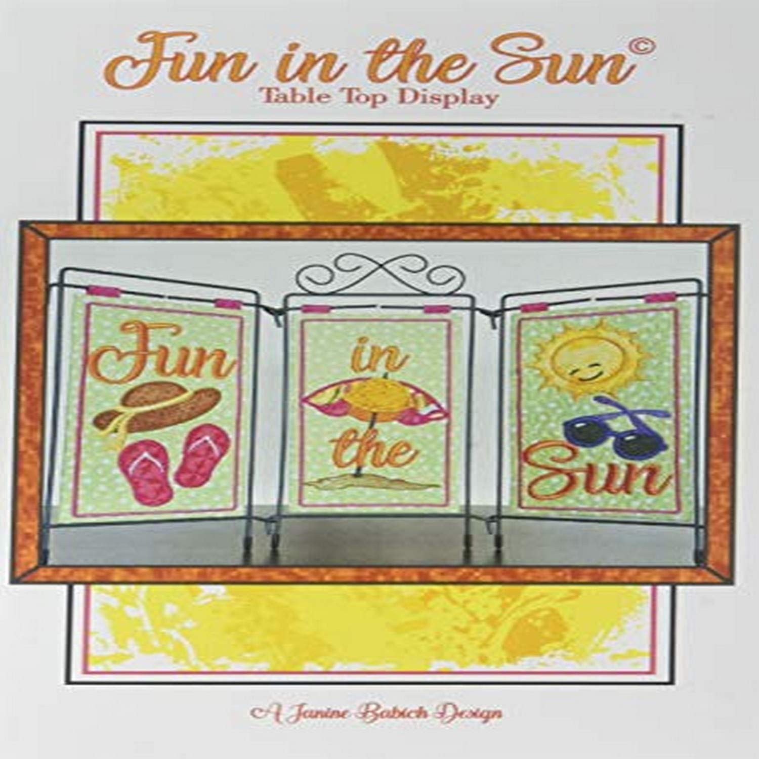 Deizang Janine Babich Designs Fun In The Sun Table Top Display pattern