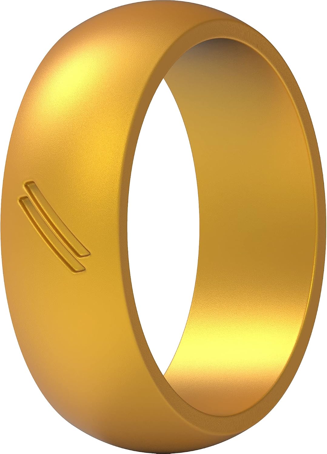 ThunderFit Silicone Wedding Ring for Men, Rubber Wedding Band 8.7mm Wide 2.5mm Thick