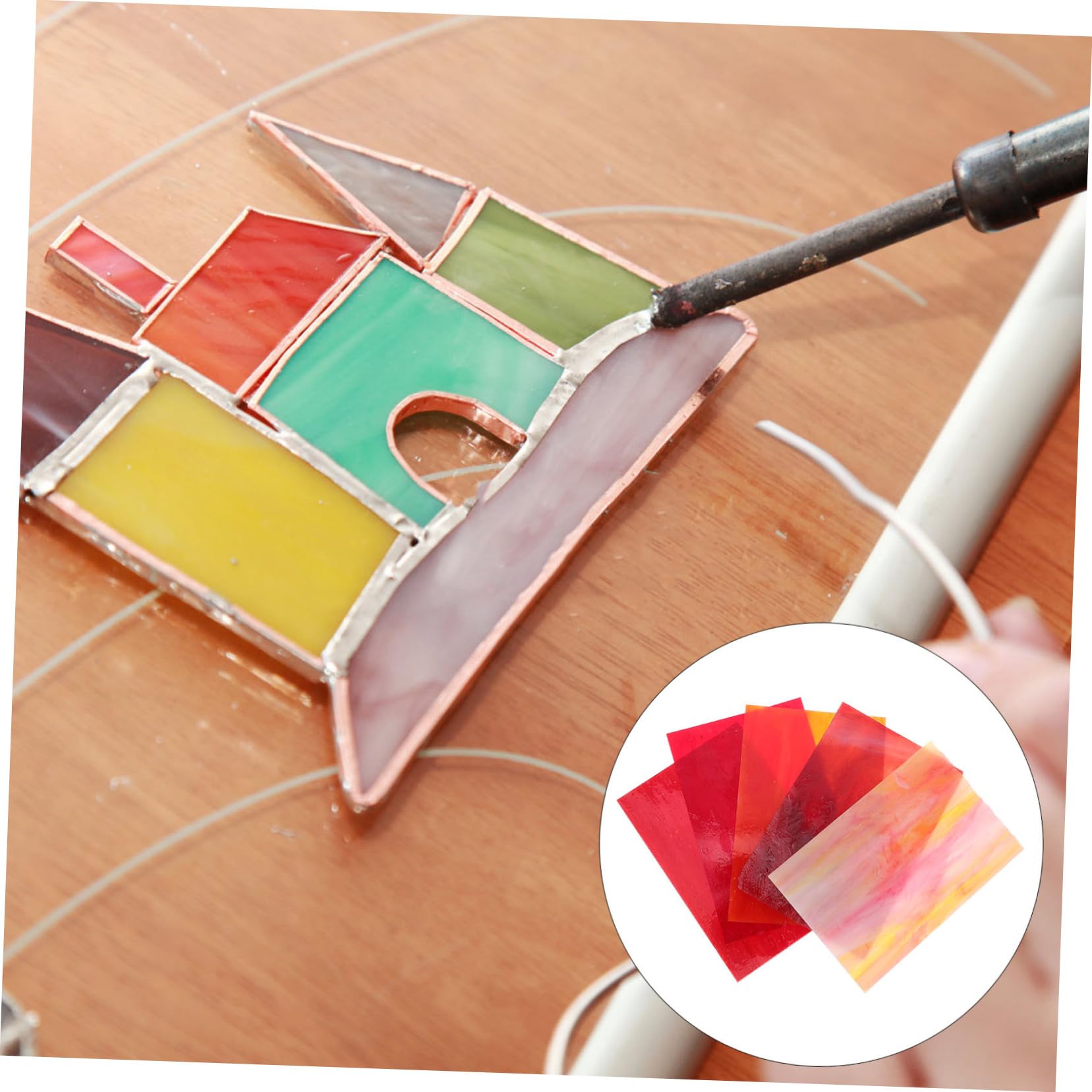 4pezzi Piastrelle Mosaico Per Progetti Fai Da Te Materiale Per Decorazioni Artistiche e Fiori Facile Da Usare e Alta Resistenza