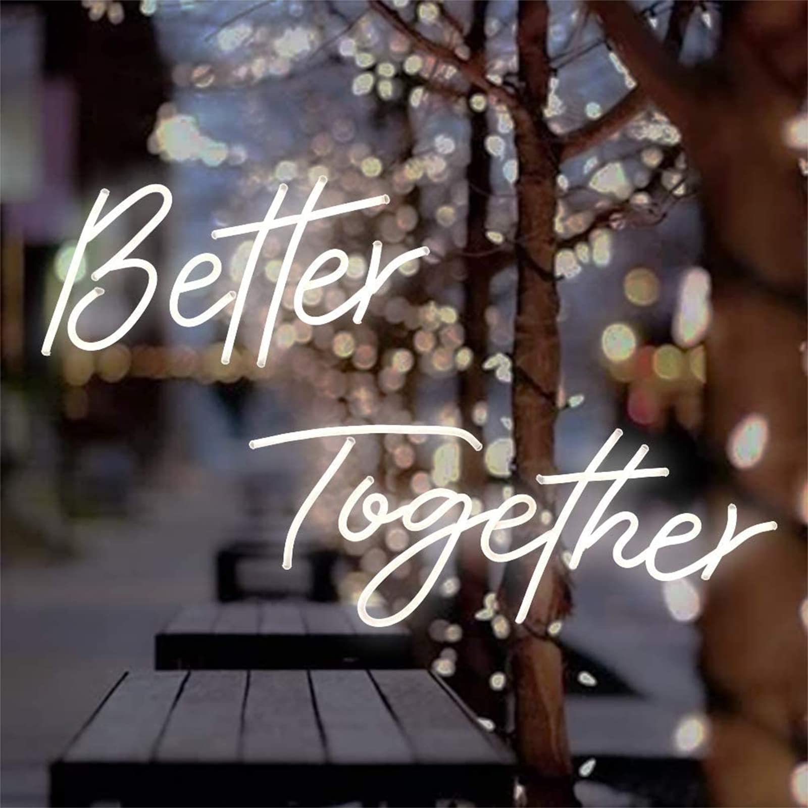 Amazon.co.jp: LED ネオン ライト サイン Better Together ネオン