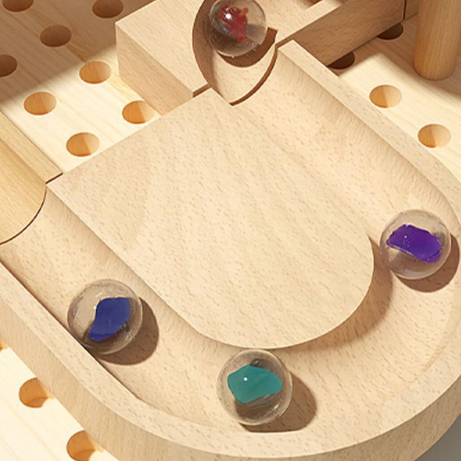Zabawki Z Kulkami Edukacyjne Zabawne Zajęcia STEM | Labirynt Dla Kulek Zabawki Konstrukcyjne Gry Puzzle dla Chłopców i Dziewczynek na Urodziny Święta Boże Narodzenie Szkołę