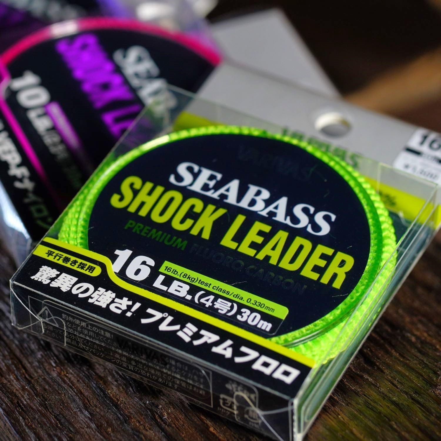 VARIVAS Fluorocarbon Sea Bass Shock Leader 30m (16LB, 20LB, 22LB