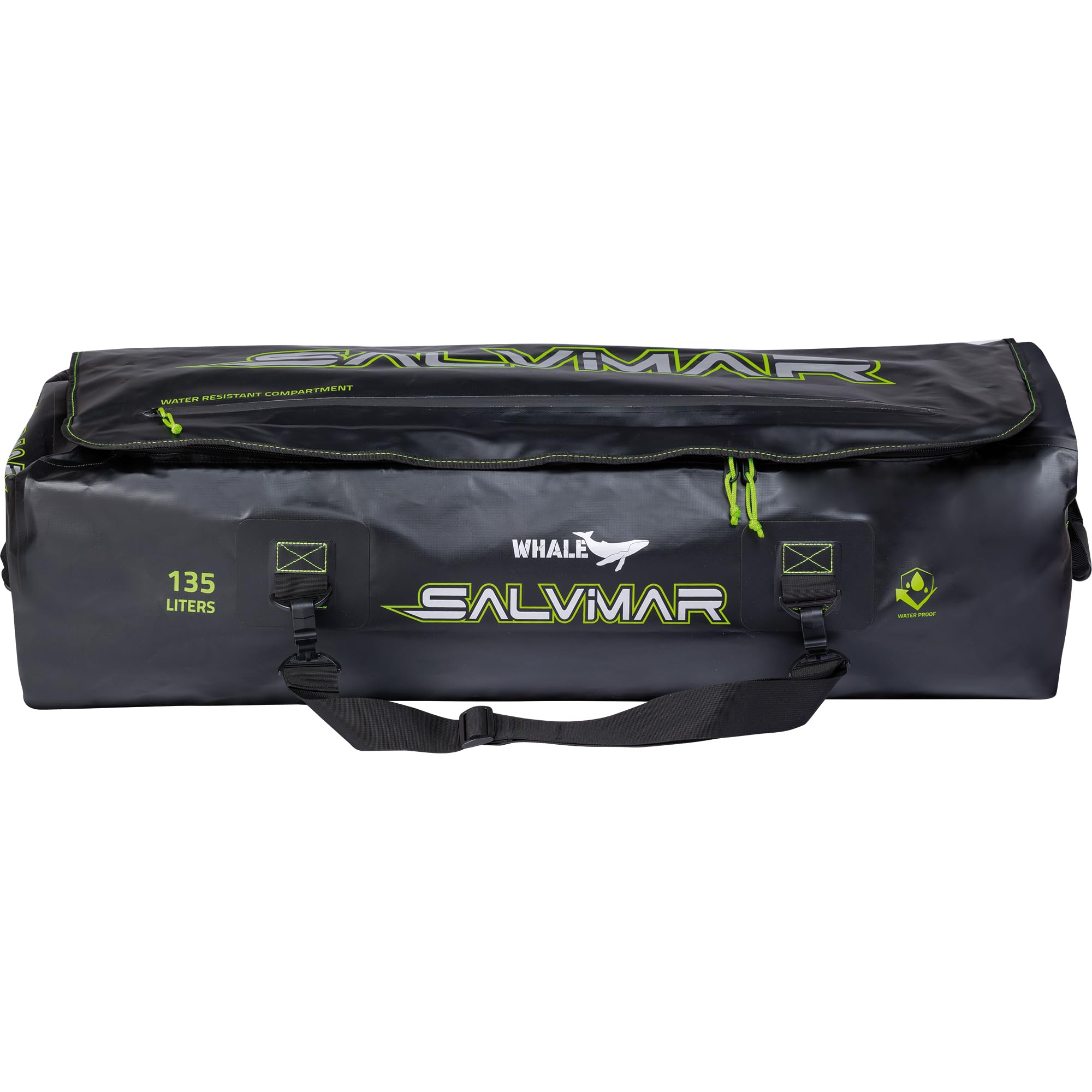 SALVIMAR Whale 135 Litre Spearfishing Freediving Swimming Water Sports Equipment Bag - Black