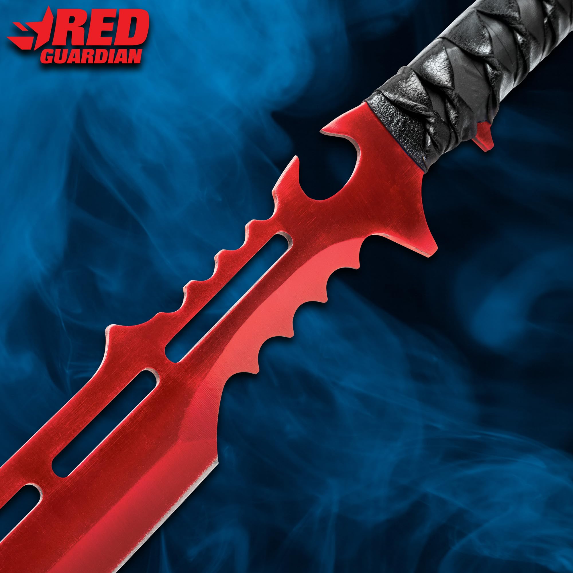 Rippepr Blades \"Katana Blade\" レッド 30インチ Red BIOHAZARD Z Apocalypse Katana Sword Zombie Printed Along