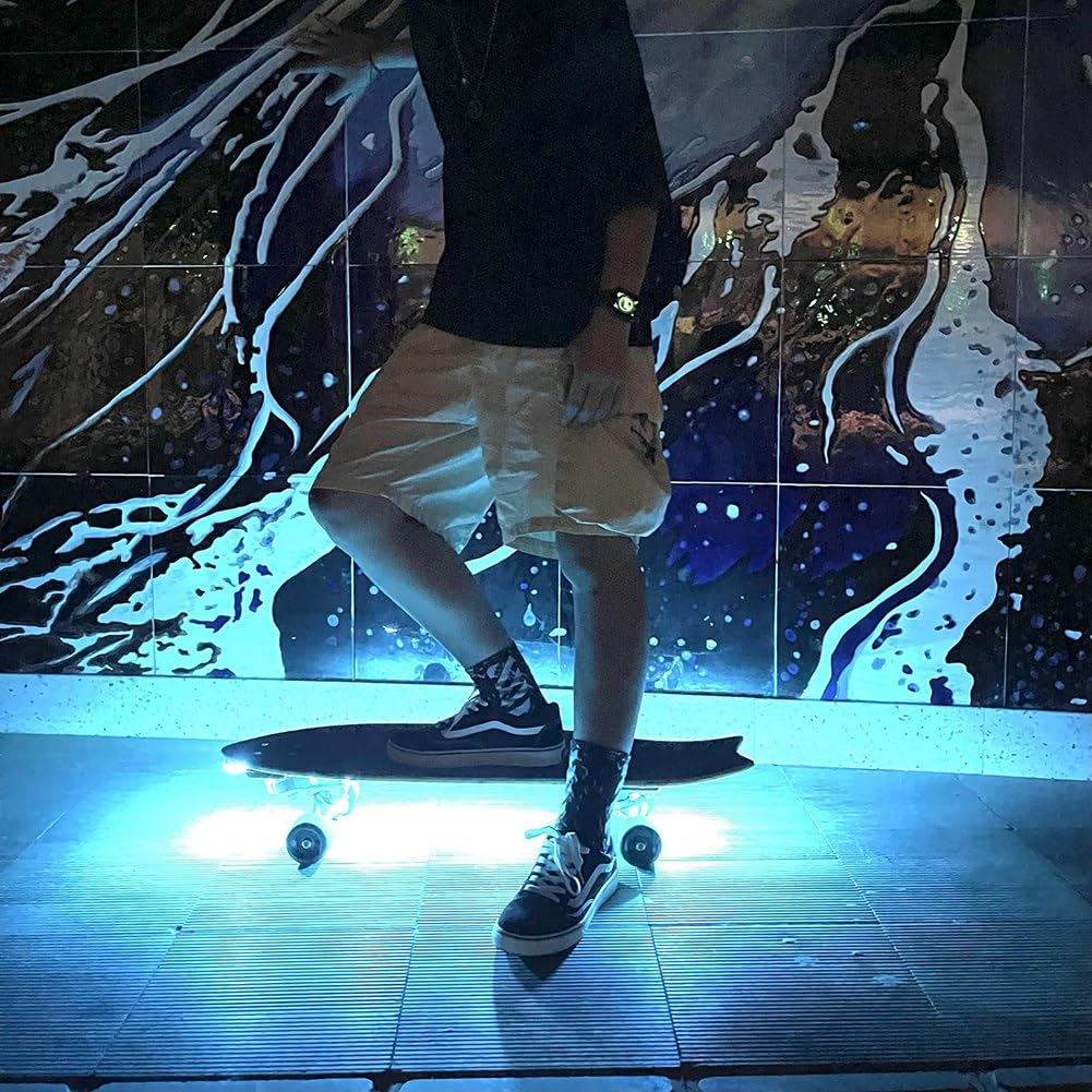 LED-Lampe für Roller-Nachtfahrten, Skateboard-Ausrüstungszubehör