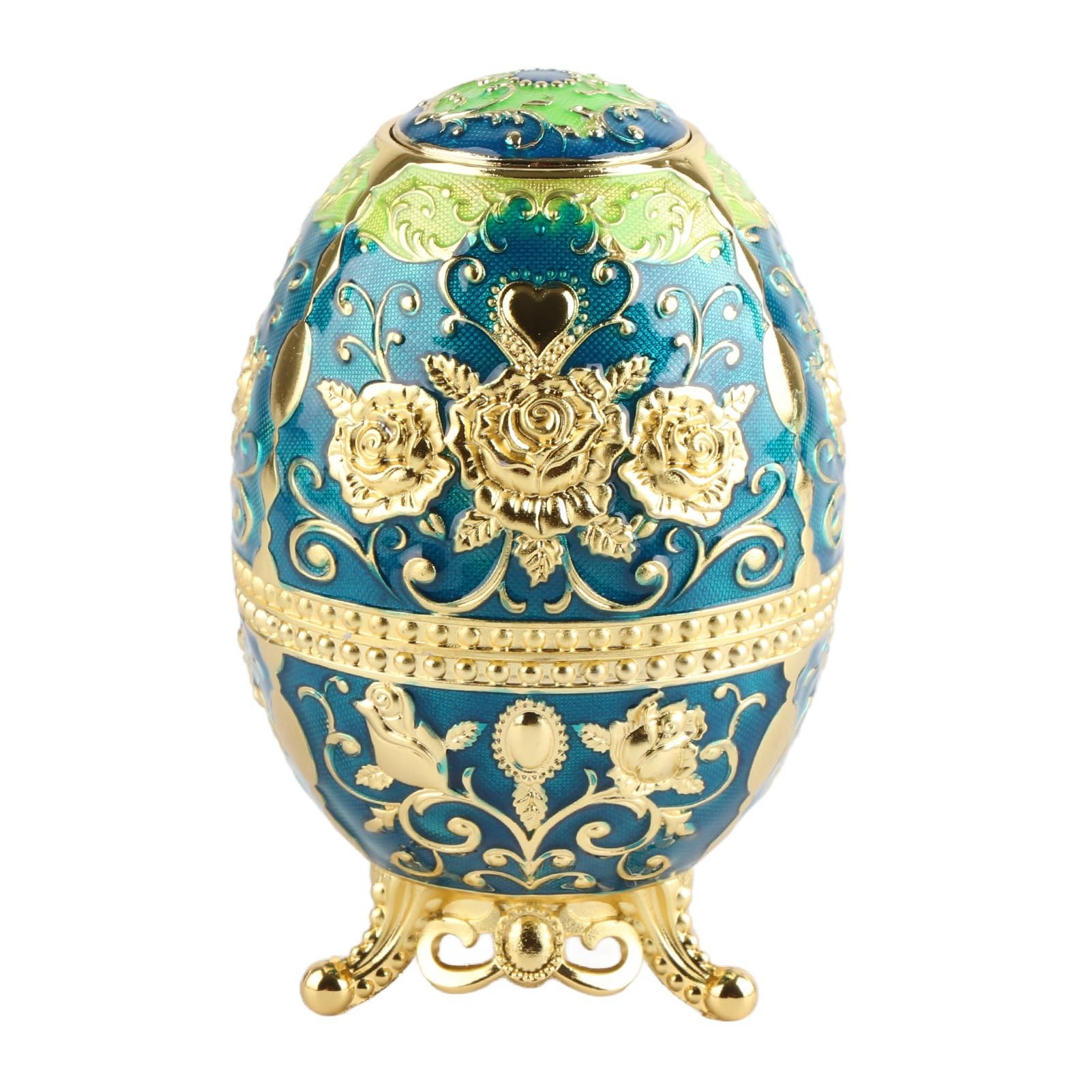 Jwthee Automatic Toothpick Holder, Egg Shape Toothpicks Case Portable Retractable Toothpick Holder Retro Pop up Toothpick Dispenser for Home Kitchen