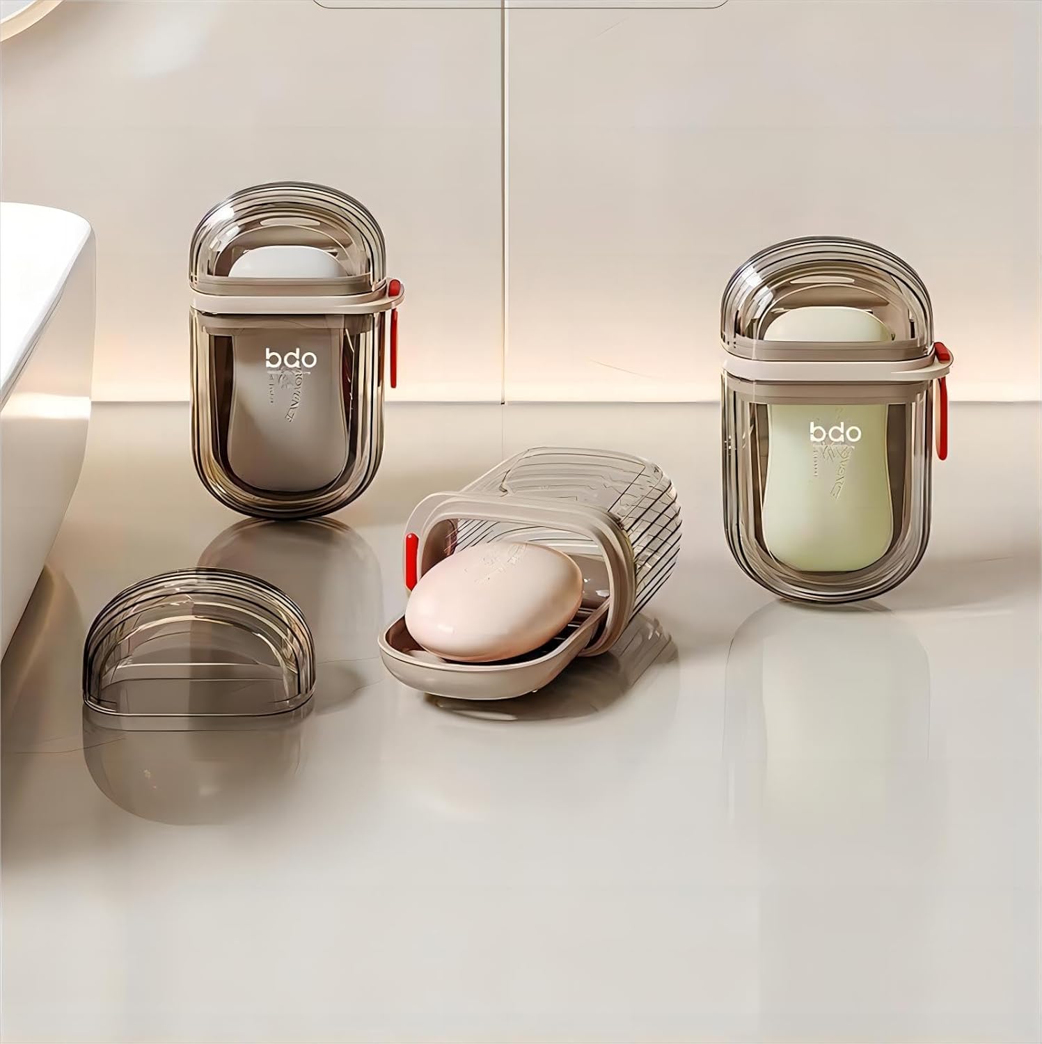 COOLive 2 Pack Travel Soap Case,Portable Soap Holder,Travel Soap