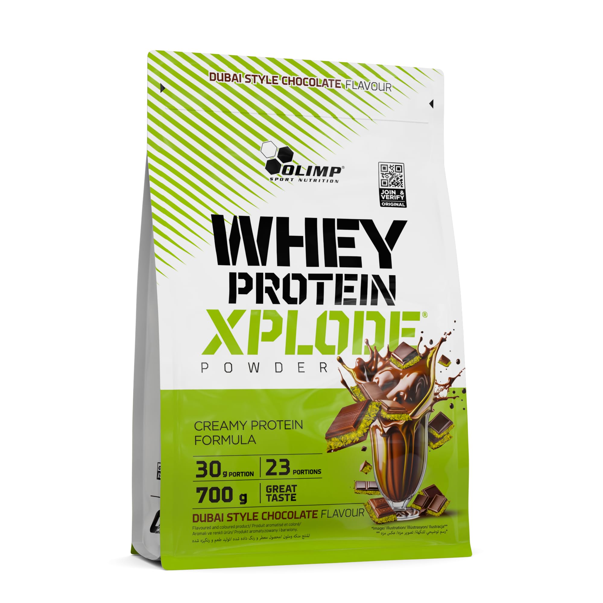 Olimp Whey Protein Xplode Powder - 700g - Dubai Chocolate