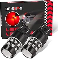 Vista 7 de Paquete de 4 bombillas LED súper brillantes 7443 7440 992 T20 7444NA amarillas ámbar 9-30V sin polaridad, 24-SMD conjuntos de chips LED