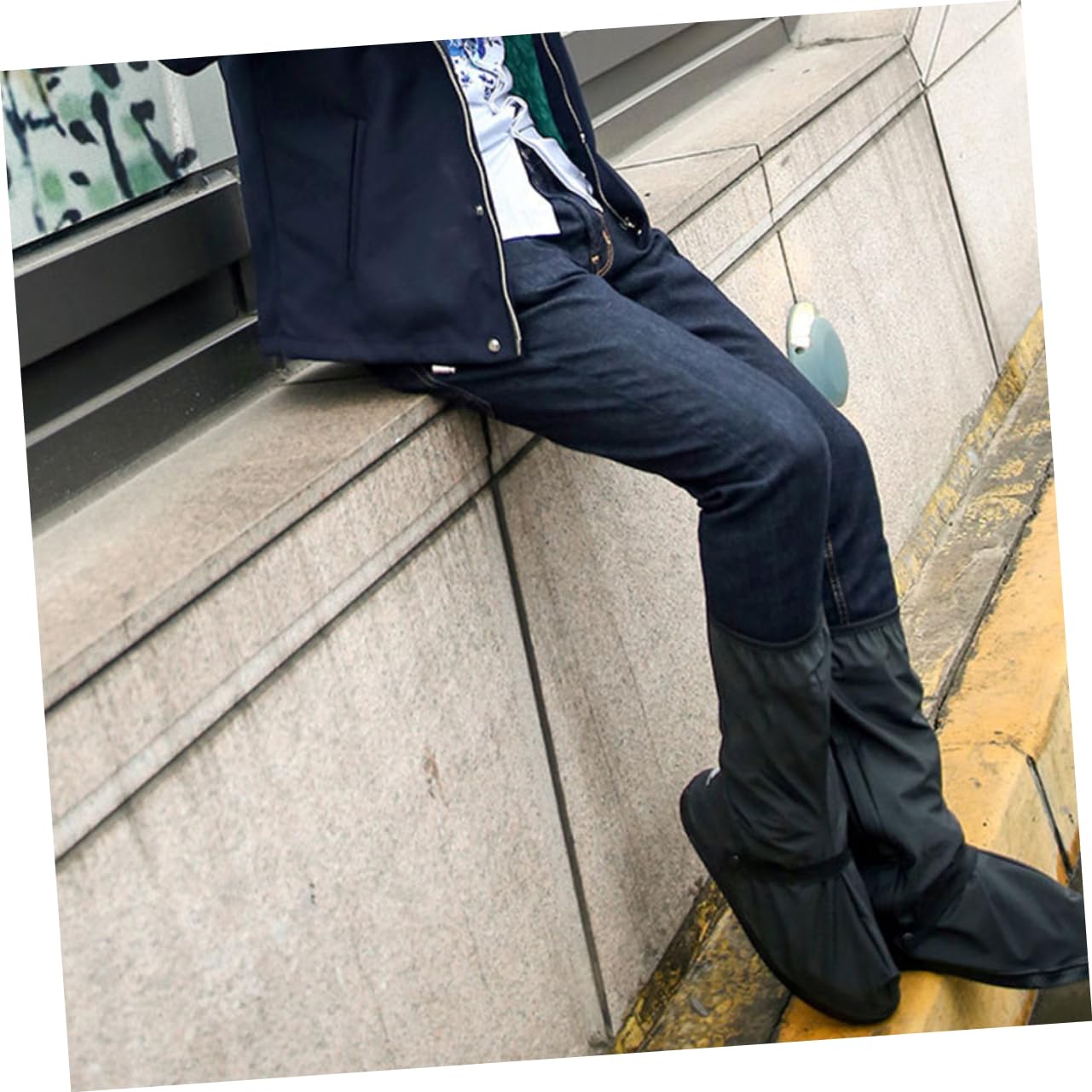 Gogogmee Reusable Shoe Covers Slip Cycling Boot Covers for Outdoor Activities Lightweight and Breathable for Casual and Party Shoes