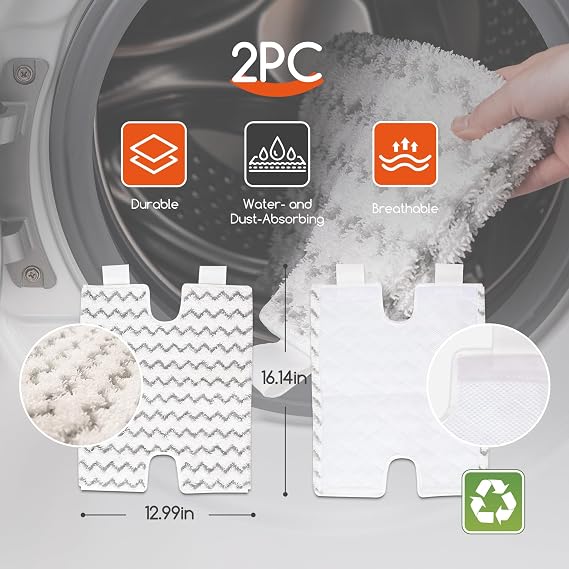 Reecoo Multifunctional Removable Steam Mop for Cleaning Hard Floors, Tile, Carpet