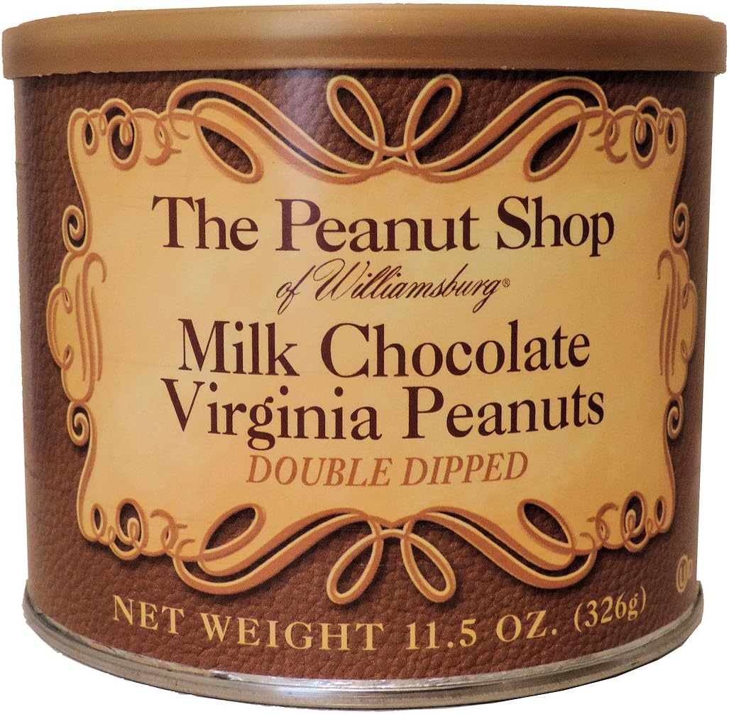 The Peanut Shop of WilliamsburgVirginia Peanuts, Milk Chocolate, 11.5-Ounce