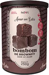 Bombom de BrownFit Sem Glúten E Lactose Chocolate Belga Com Whey Food4Fit 250g