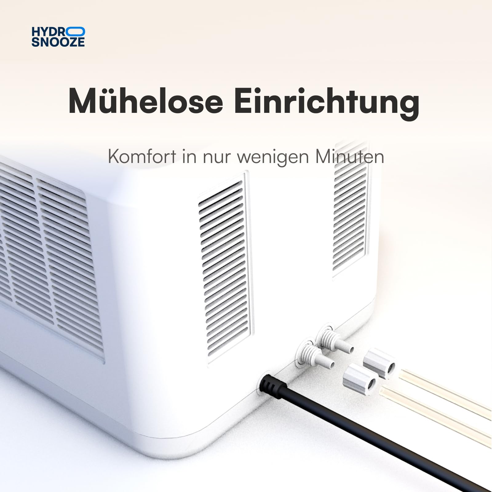Hydro Snooze Wasser-Kühl- und Heizmatratzenauflage, Matratze Kühlung Bett-Pad für Nachtschweiß, ideal für heiße Schläfer, 15℃-55℃, Komfort für alle Jahreszeiten, 180cm x 200 cm Super King