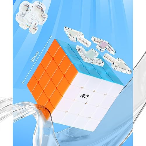 Miniatura 5 de QYTOYS Toys X Skewb Magic Cube - Cubo de velocidad X sin calcomanías, cubo de velocidad X, cubo de velocidad de 8 ejes, cubo de velocidad duradero,