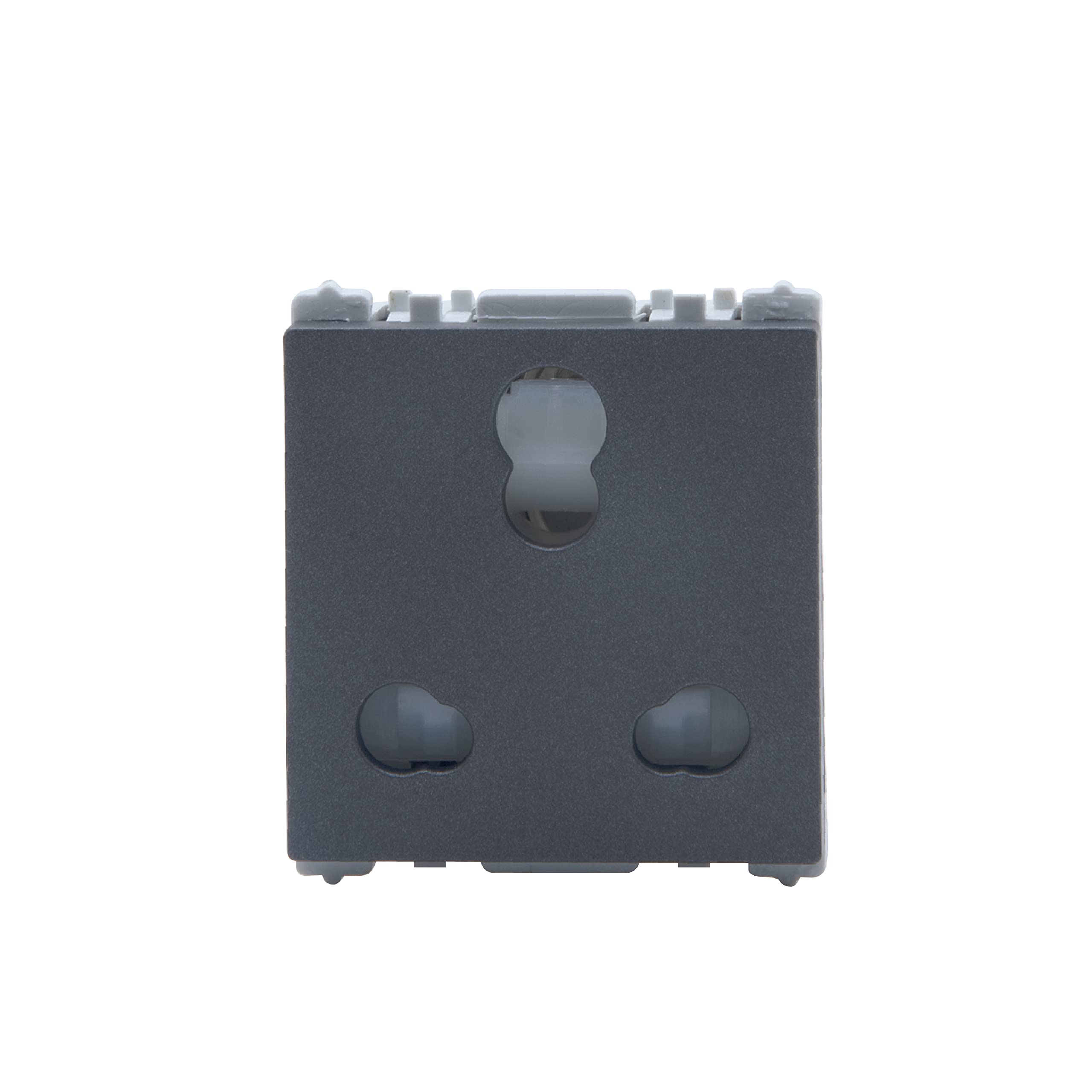 Wipro Northwest Nowa 6/16A 3 Pin - Power Socket, Matt Black (pack of 5) — Amazon image 2