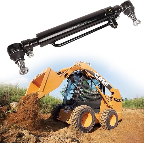 Miniatura 8 de TOPAZ 2 cilindros de dirección asistida D128454 234447A1 234466A1 apto para cargadores de retroexcavadoras de caso 480B 480C 480D 480F 480LL 580C