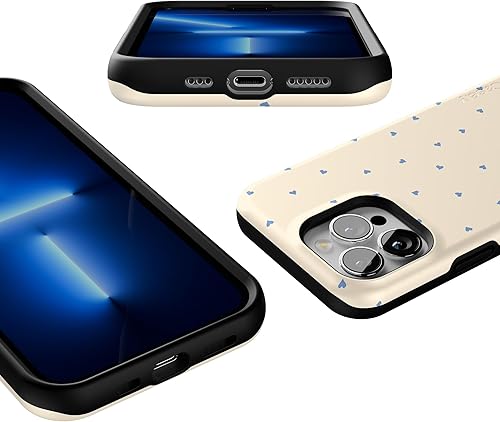 Vista 44 de Casely iPhone 13 Pro Case Compatible with MagSafe Blue Marble Case