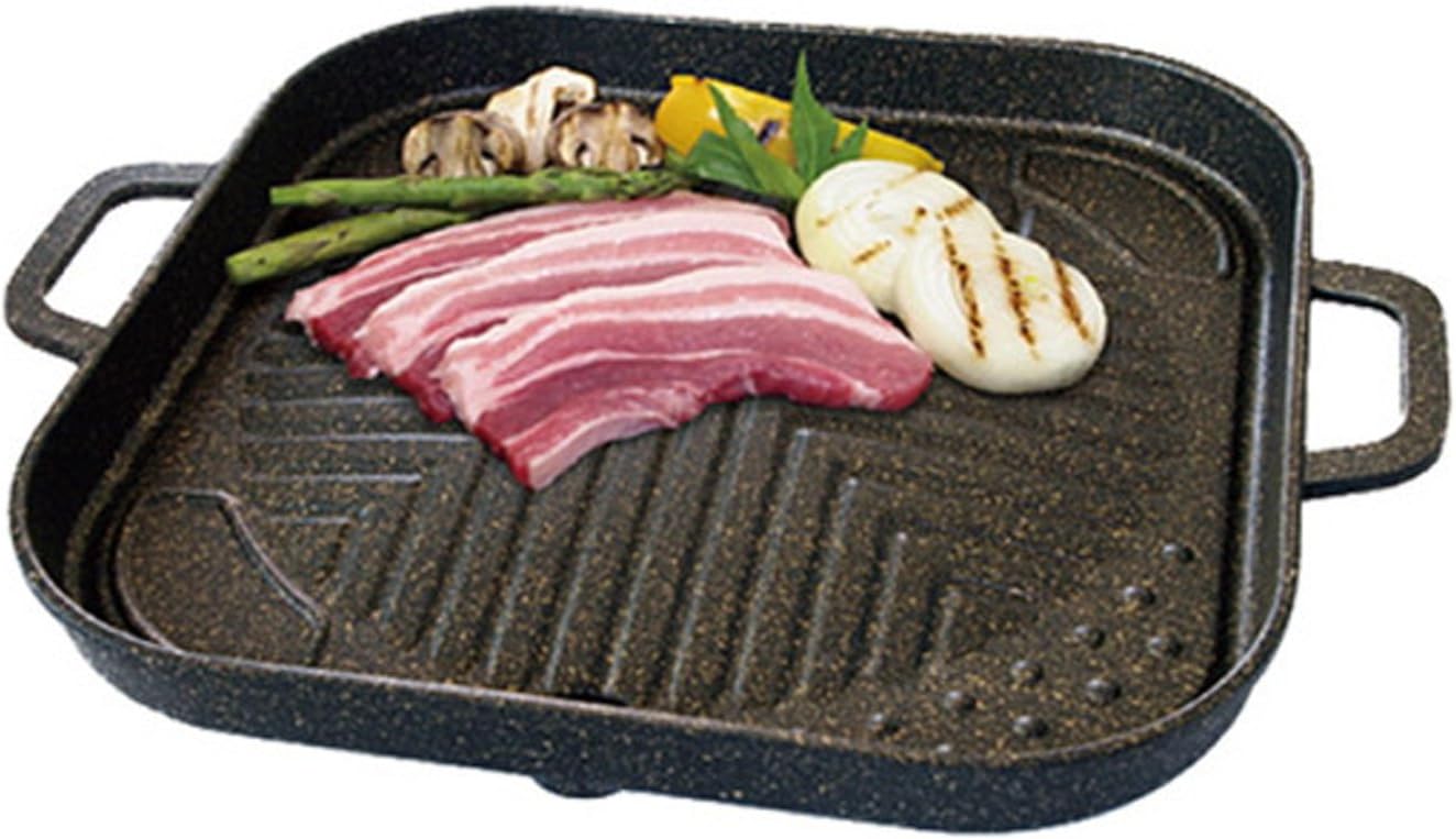 Amazon｜[キッチンフラワー] Kitchen flower ニューピクニック 四角天パン すき焼き 肉焼き 兼用 ノンスティク セラ