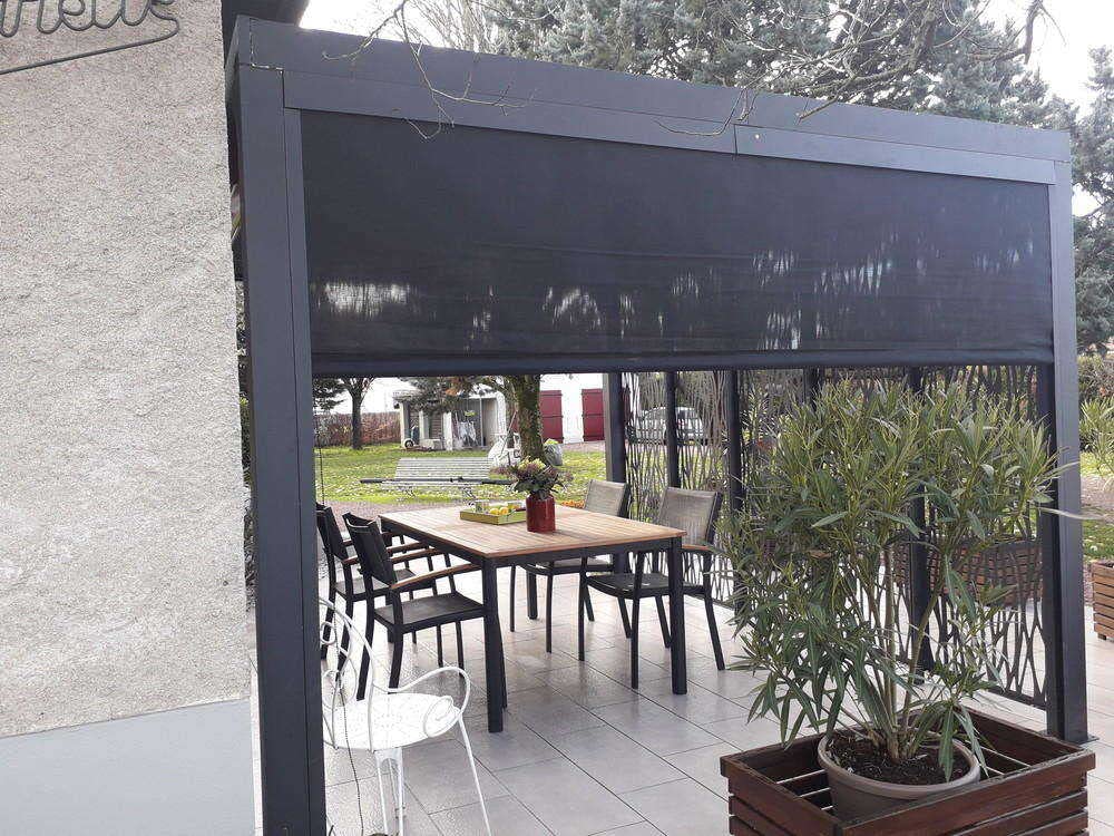 Pergola Bioclimatique 10.80m² Gris Anthracite - PER36M30RBI