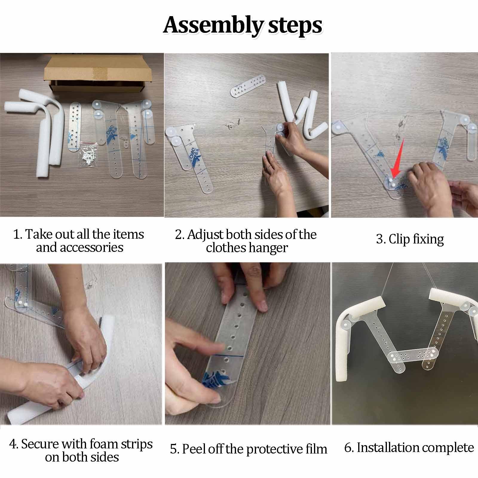 Perchas Transparentes para maniquí, Soporte Ajustable para Camisas, Percha de Moda para Abrigos y Chaquetas, Ideal para boutiques y ferias de fotografía (tamaño: Unisex)(10PCS)