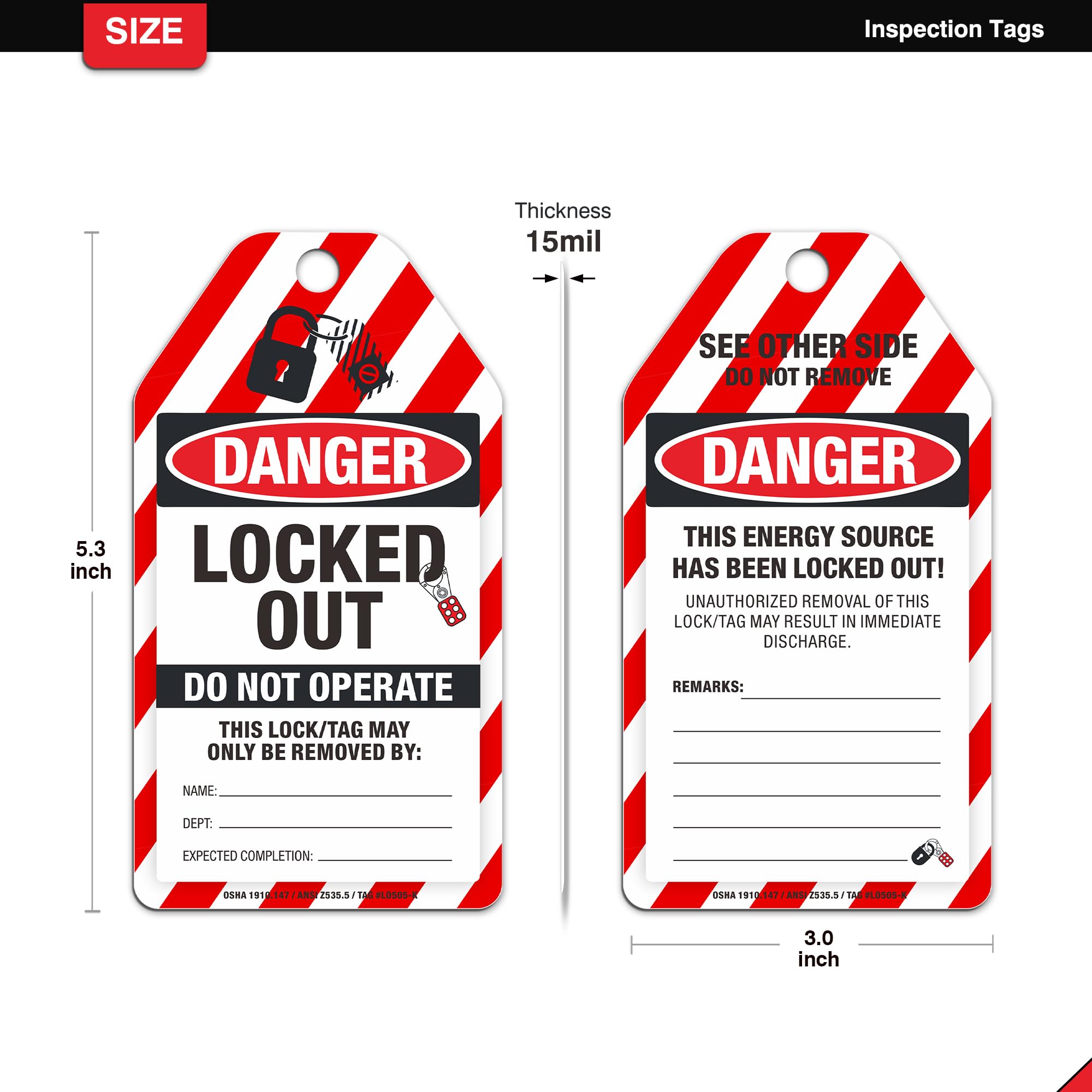 LOTO Tags - Do Not Operate Safety Tags -2