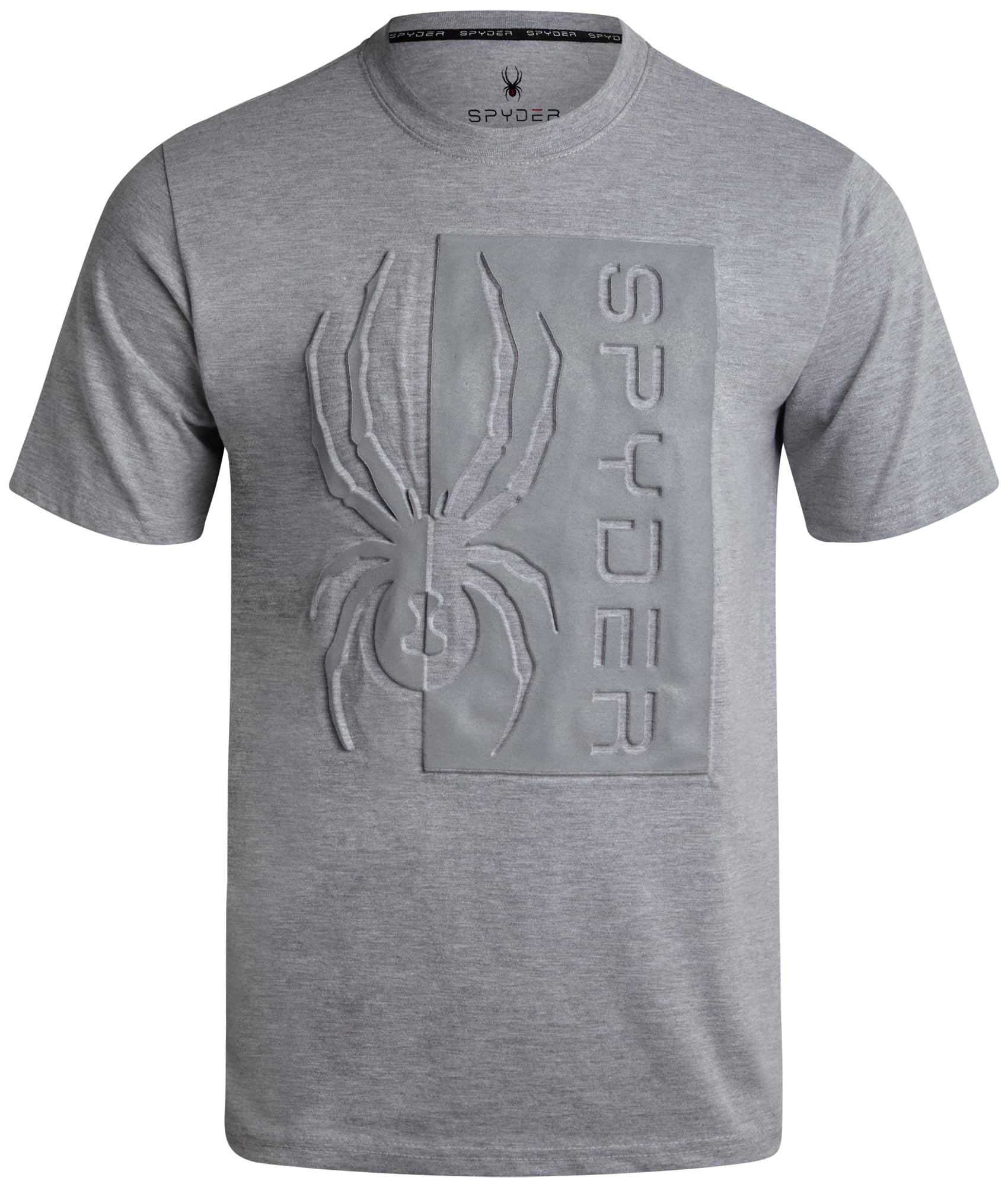 Spyder M Spydr SS tee Shirt Camiseta Hombre (Pack de 1) | Sudadera suave para la calle, comodidad casual diaria para fines de semana, descanso y uso diario