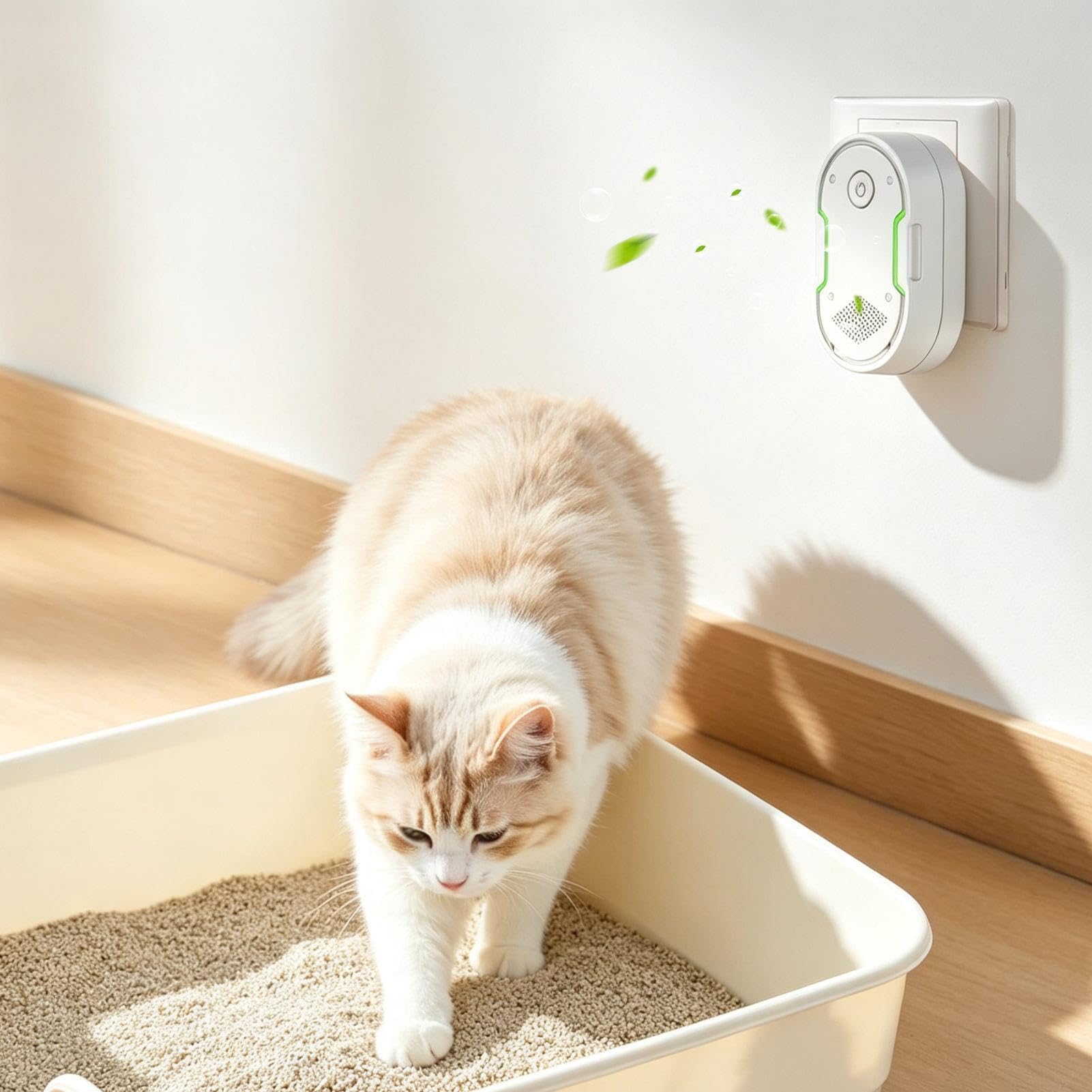 Desodorante para de Ambientador Enchufable Inteligente para Olor a de | ambientador para de gato para Hogar Dormitorio Oficina Salón Apartamento