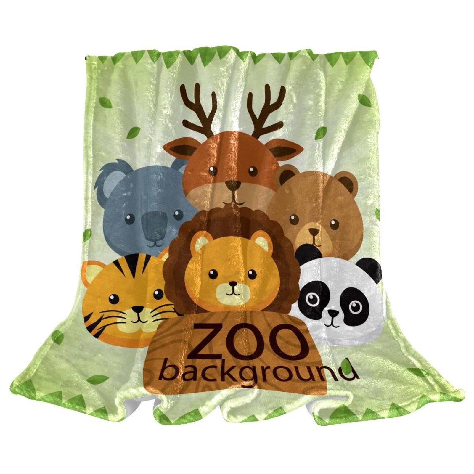 Couverture polaire ours douce 150x200cm pour lit et canapé