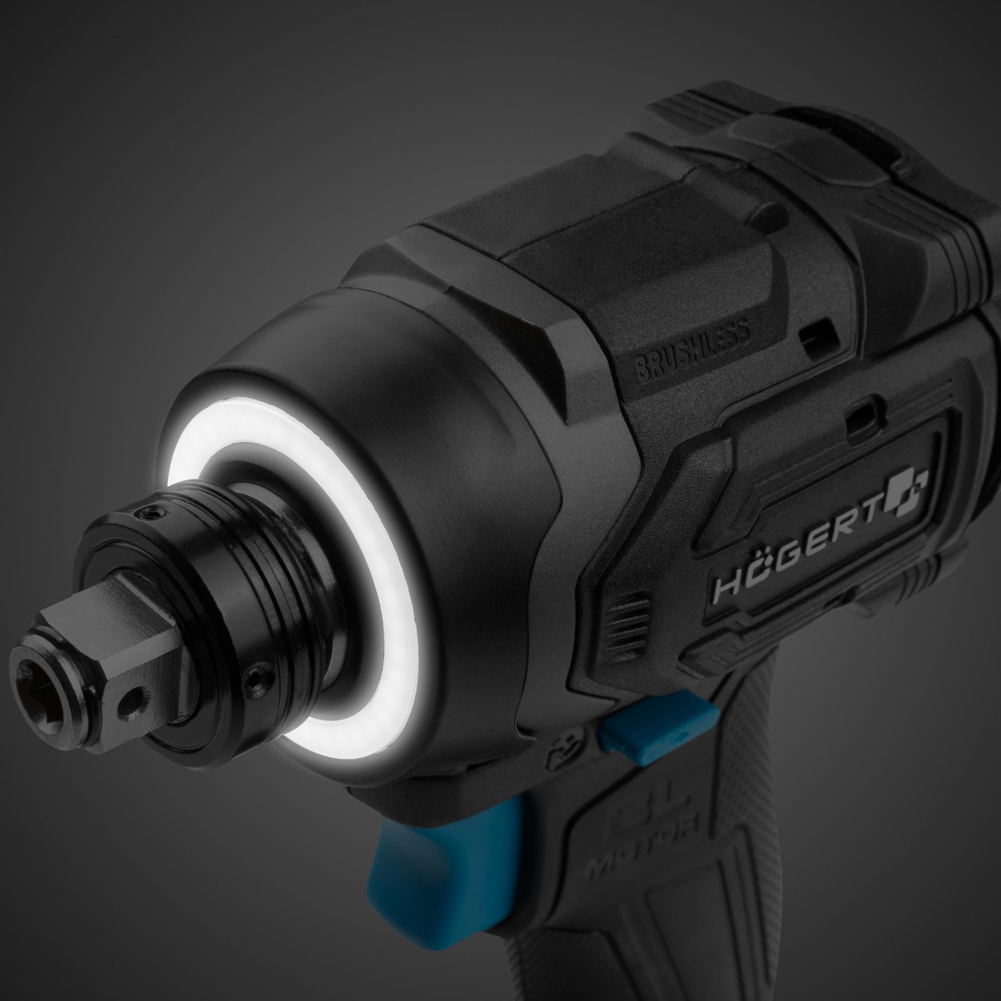 HÖGERT TECHNIK Akumulatorowa wkrętarka udarowa 18 V, 230 Nm, bezszczotkowy wkrętarka udarowa 2 w 1, 1/4 HEX 1/2