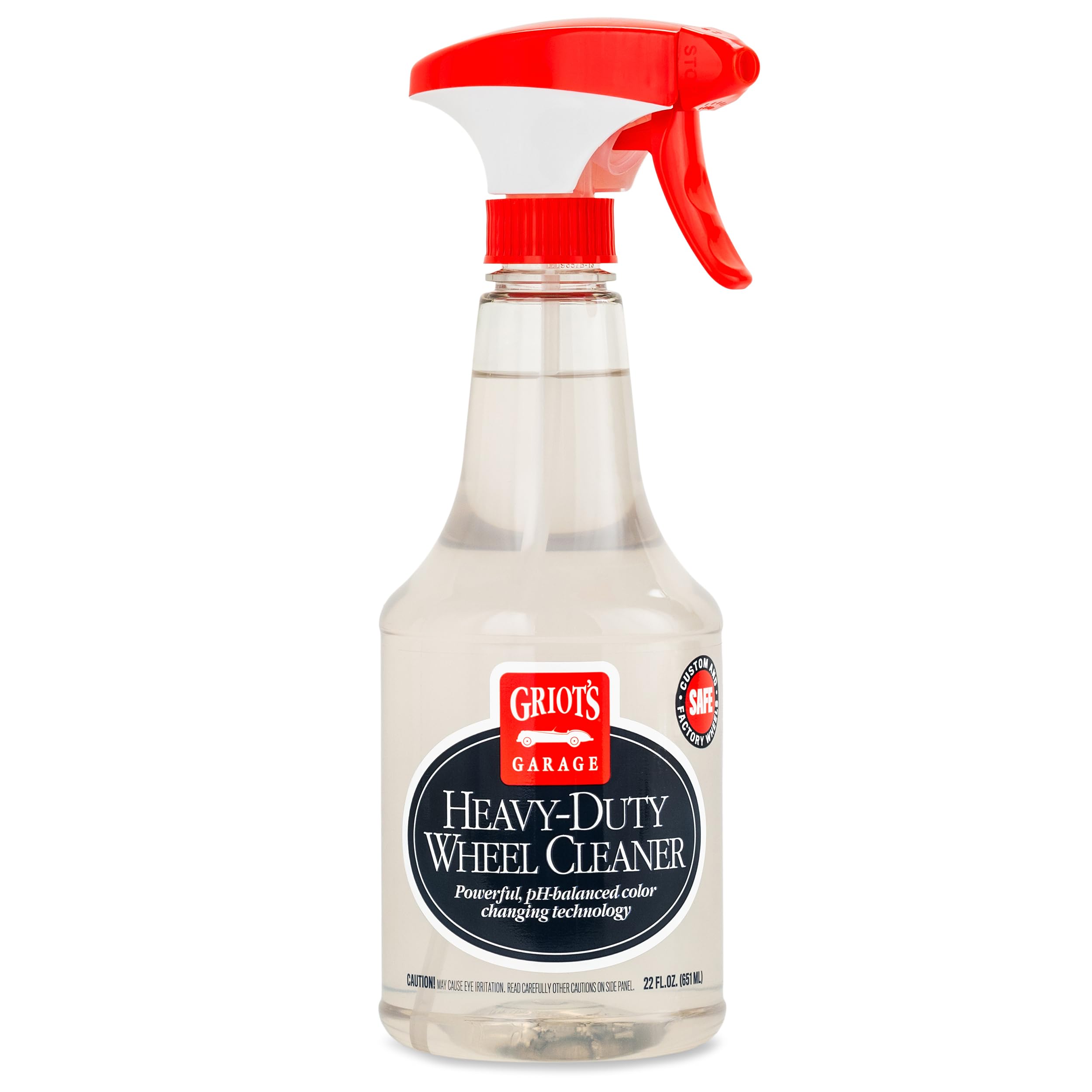 Griot's Garage Heavy-Duty Wheel Cleaner for All Wheel Finishes, Breaks Down and Removes Stubborn Brake Dust and Grime, PH Balanced, Non-Acidic, 10973,