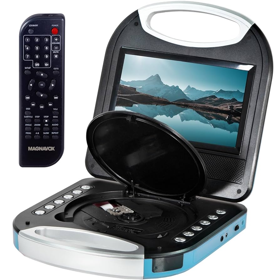 Amazon.com: Magnavox MTFT750-BL Portable 7 inch TFT DVD/CD