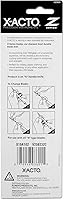 Vista 5 de X-Acto Z Series # 1 cuchillo con tapa, con revestimiento de nitruro de circonio Blade, Plateado Paquete de 10